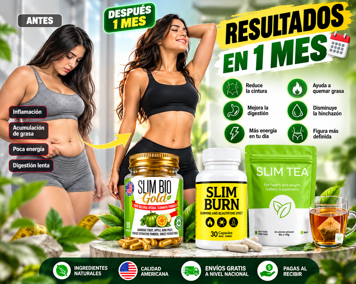 3 en 1 Combo Gold – Control de Peso, Metabolismo y Bienestar | 3 Productos