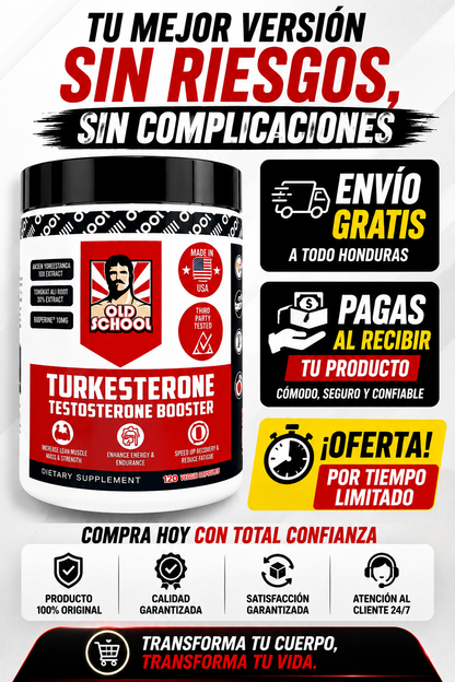 COMBO x2 SUPLEMENTOS TURKESTERONE OLD SCHOOL 2 UNIDADES PRECIO EN OFERTA 990LPS 2 CAPSULAS EN TOTAL.