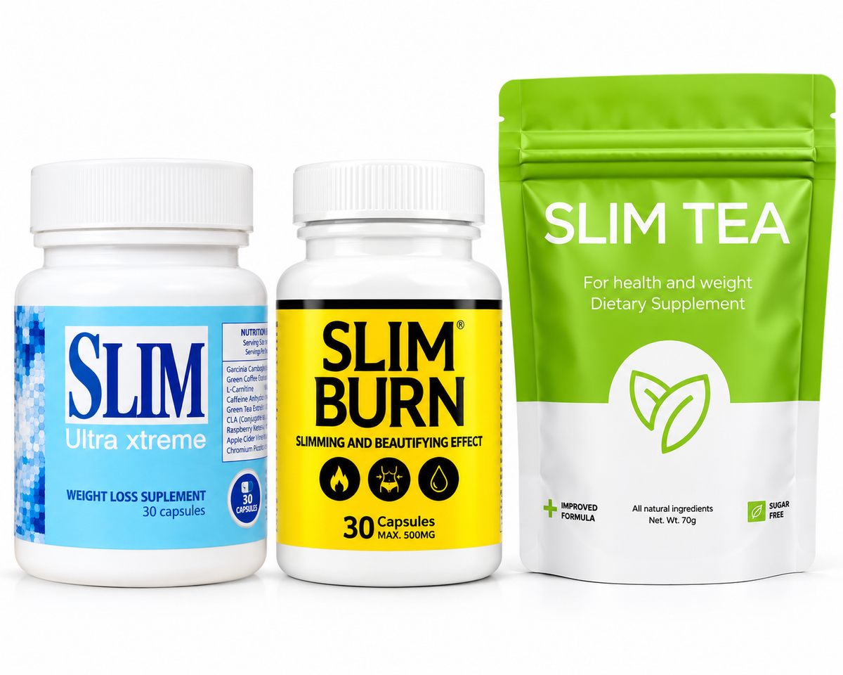 Combo Ultra 3 en 1 – Slim Ultra Xtreme + Slim Burn + Slim Tea